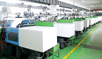 China injection molding facility